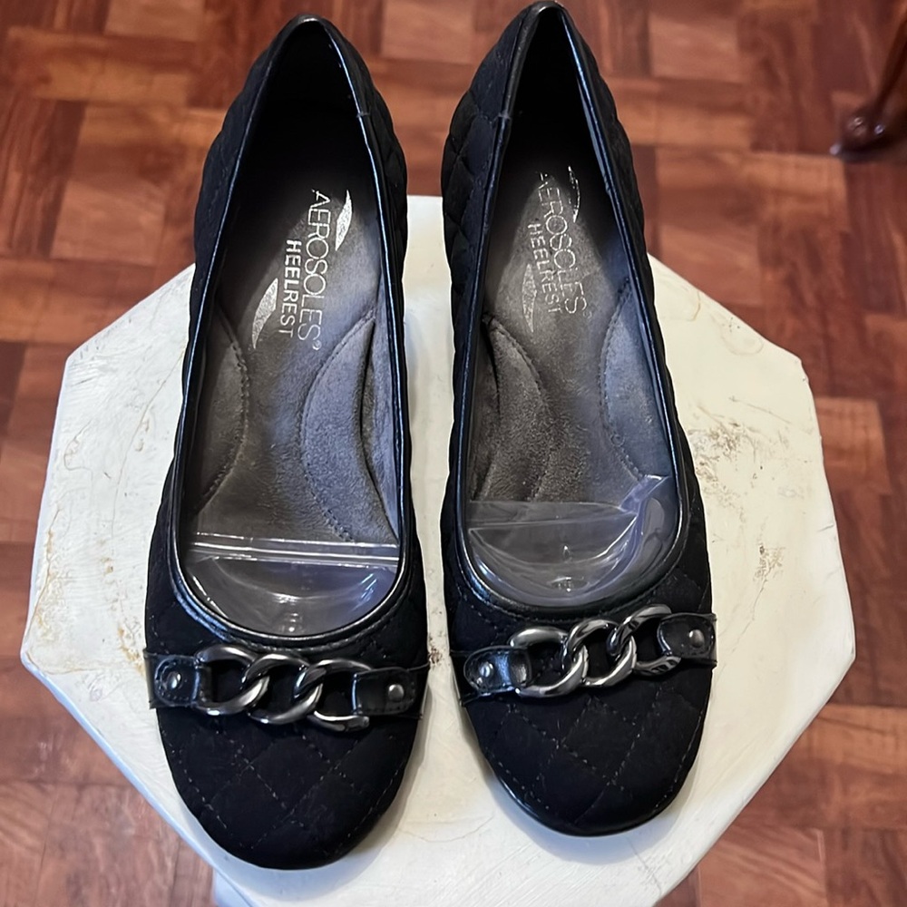 Aerosoles/Black/HeelRest, Size 5.